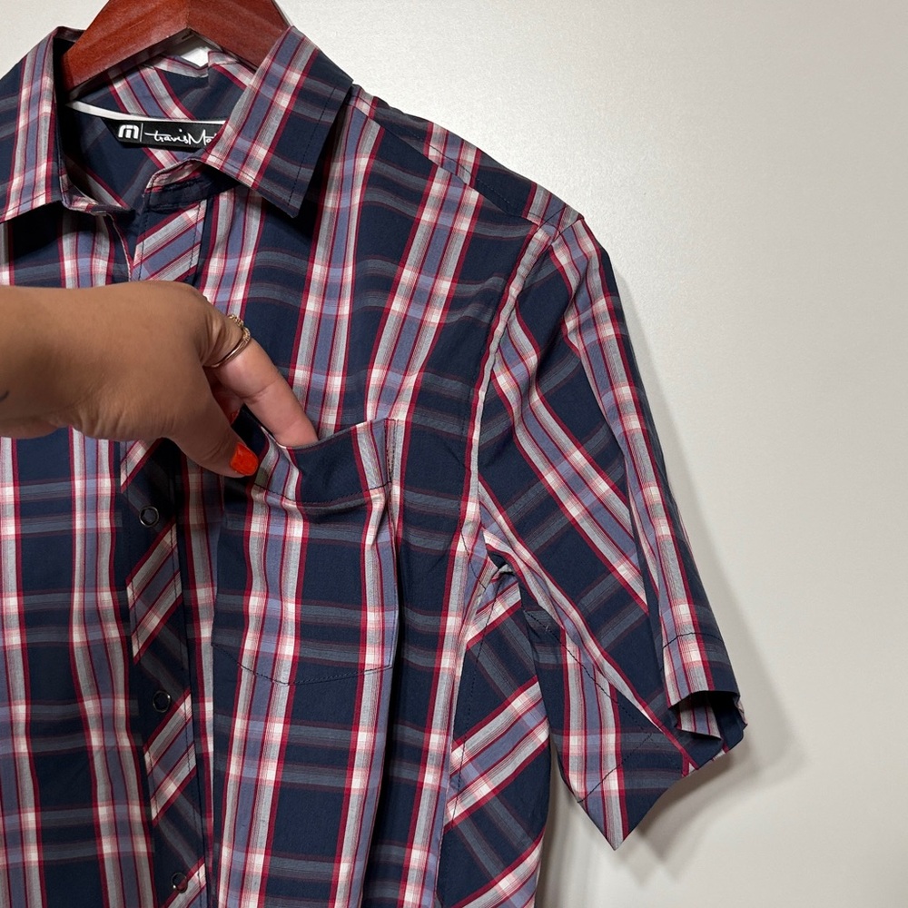 Travis Mathew Peluso Plaid Snap Button Shirt - Picture 7 of 14